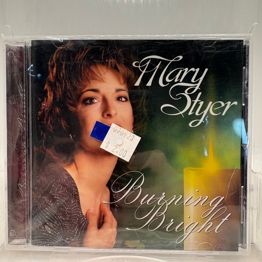 Mary Styer Burning Bright CD 1998 WT Records Gospel Christian Music WT 0501